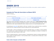 Tablet Screenshot of enem2019.org